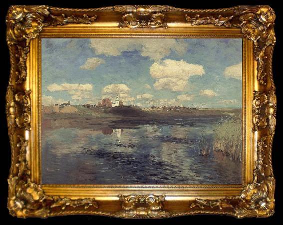 framed  Levitan, Isaak The Lake, ta009-2